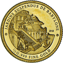 Coin, Ivory Coast, Jardins suspendus de Babylone, 100 Francs CFA, 2018