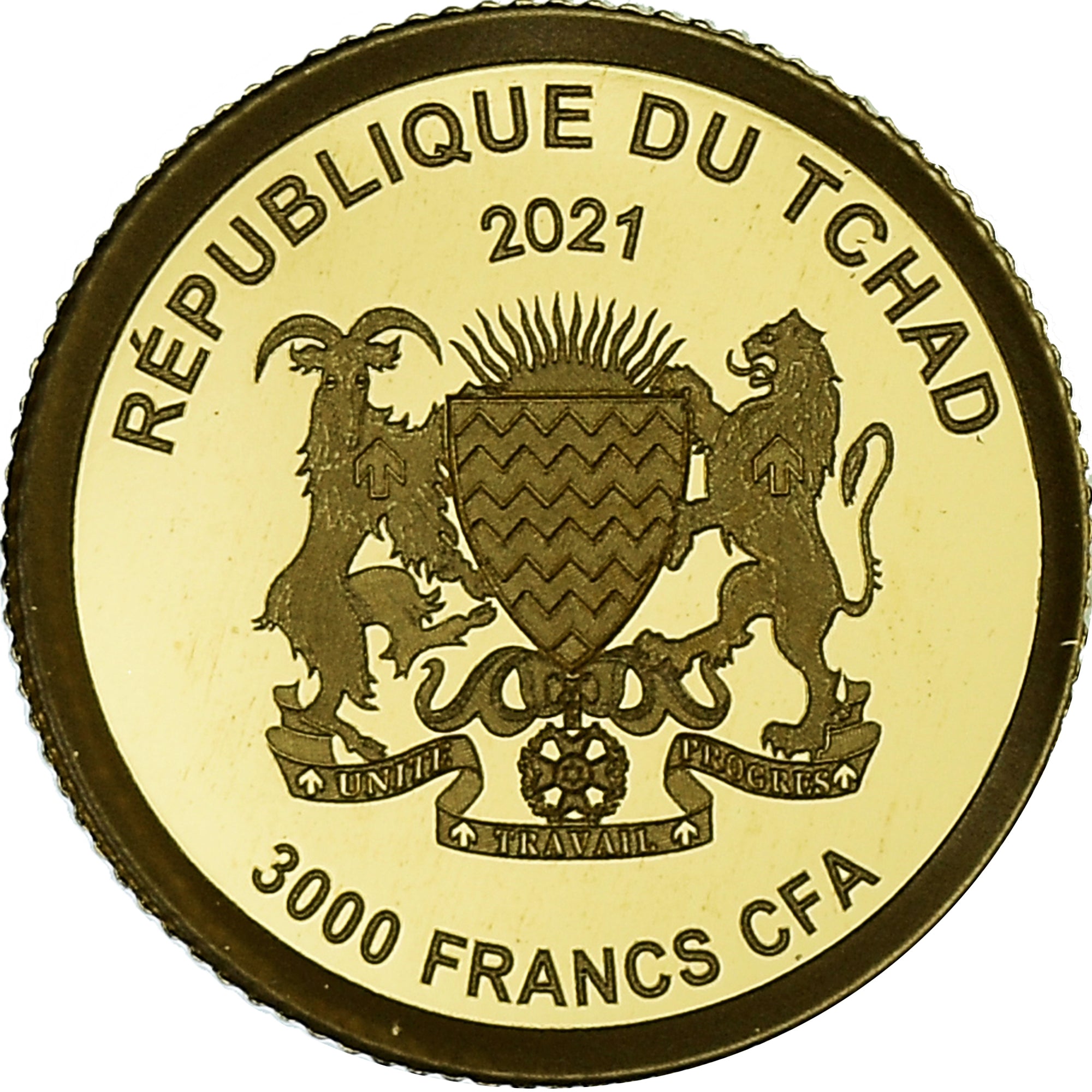 Moneda, Estados del África central, Frédéric Chopin, 3000 Francs CFA, 2021