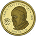 Monnaie, Togo, Pape François, 1500 Francs CFA, 2021, FDC, Or, KM:New