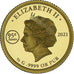 Moneda, Senegal, Queen Elizabeth II, 250 Francs CFA, 2021, FDC, Oro