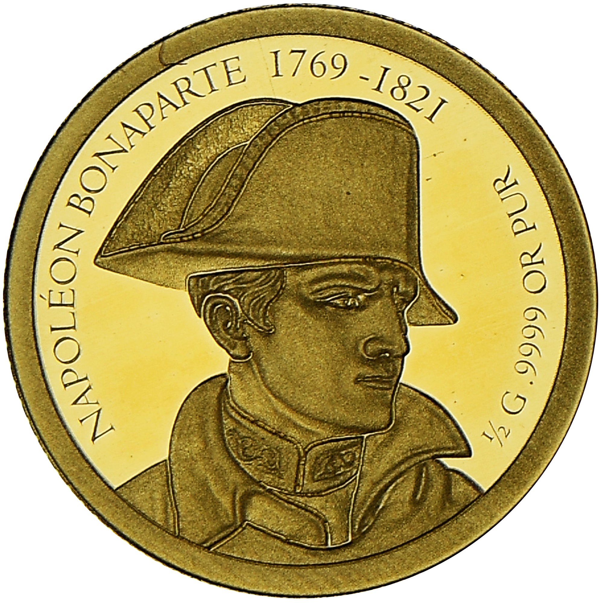 Monnaie, Sénégal, Napoléon Bonaparte, 250 Francs CFA, 2021, FDC, Or