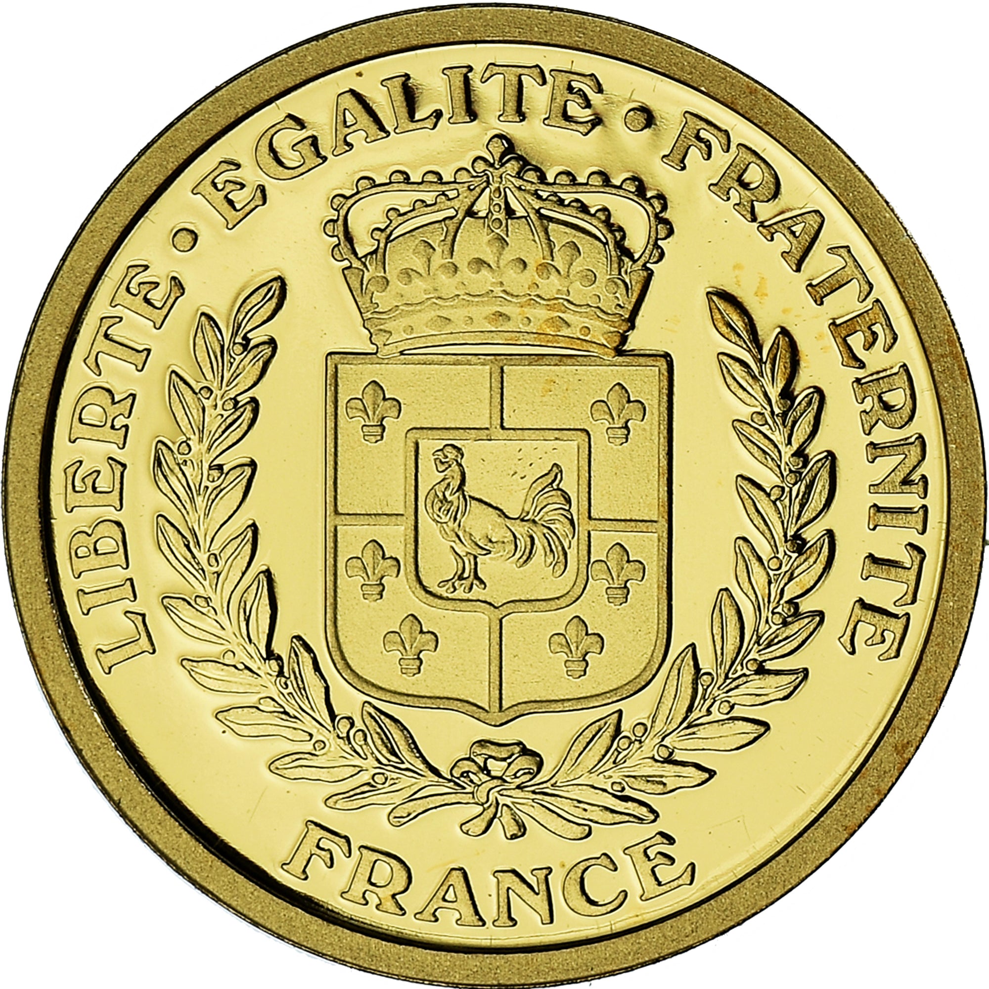 France, Medal, 65ème Anniversaire de la Libération, 2010, MS(65-70), Gold
