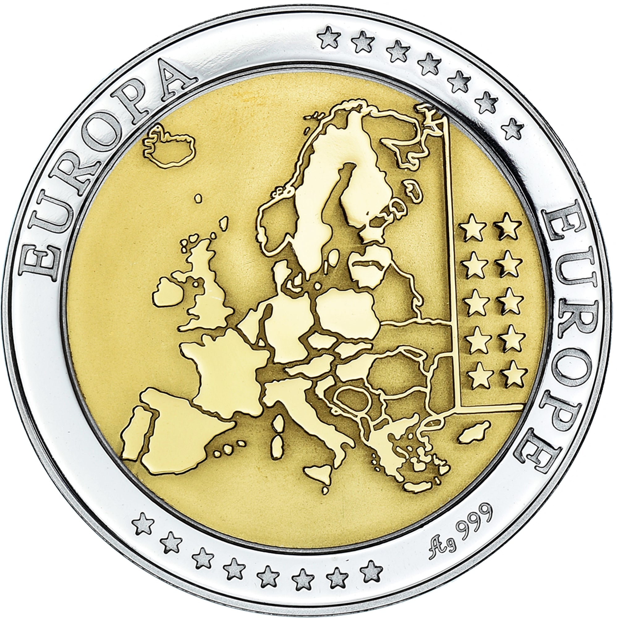 Vaticano, medaglia, L'Europe, Vatican, Politics, SPL+, Argento