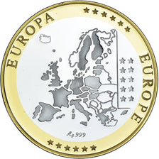 Vatican, Medal, L'Europe, Vatican, Politics, MS(63), Silver