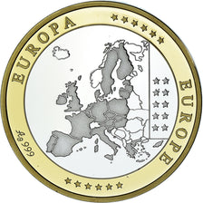 Monaco, Medal, L'Europe, Monaco, Politics, Society, War, MS(63), Silver