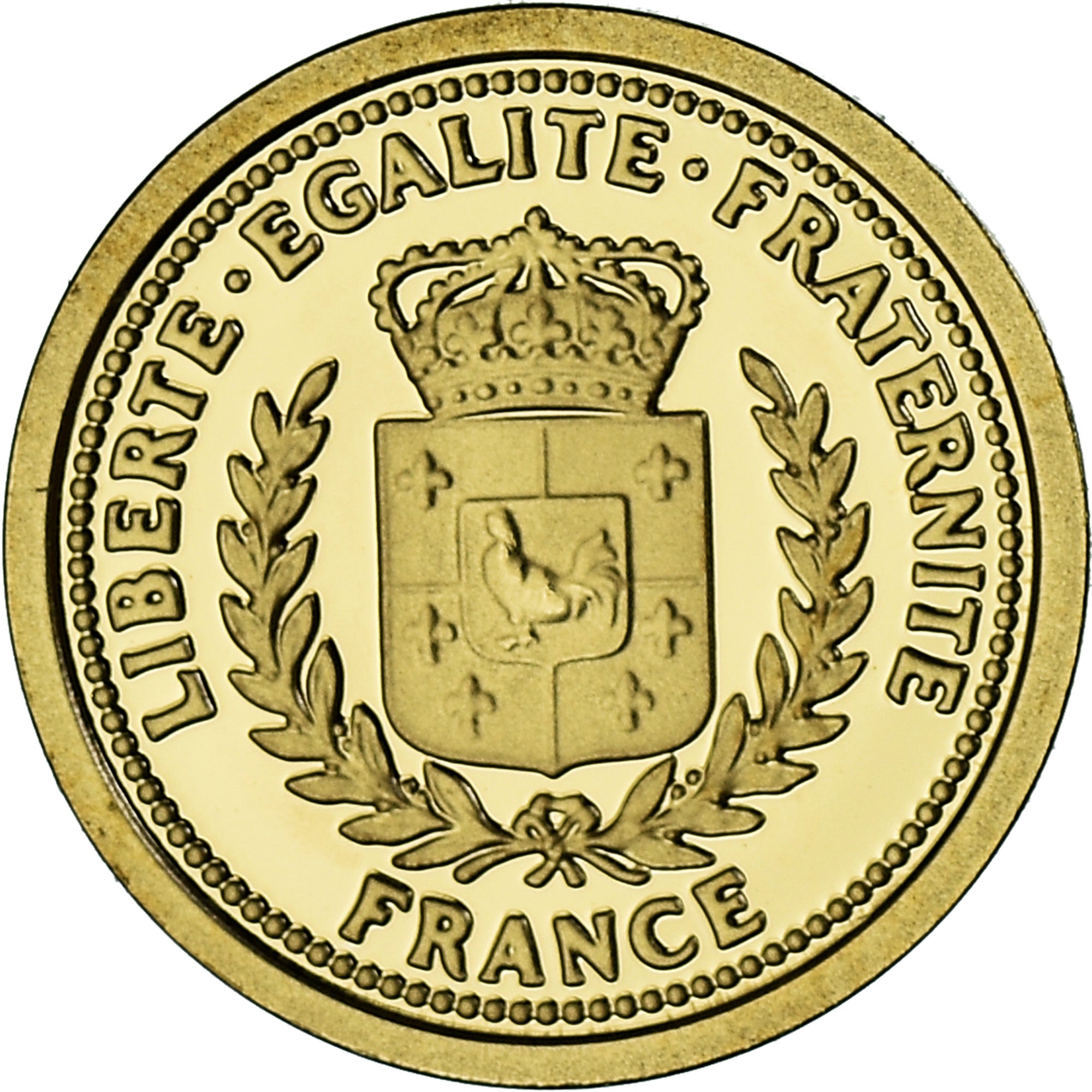 Coin, France, La Planète Terre, 2017, MS(65-70), Gold