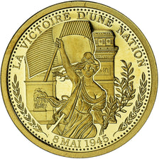 Coin, France, 8 mai 1945, MS(65-70), Gold