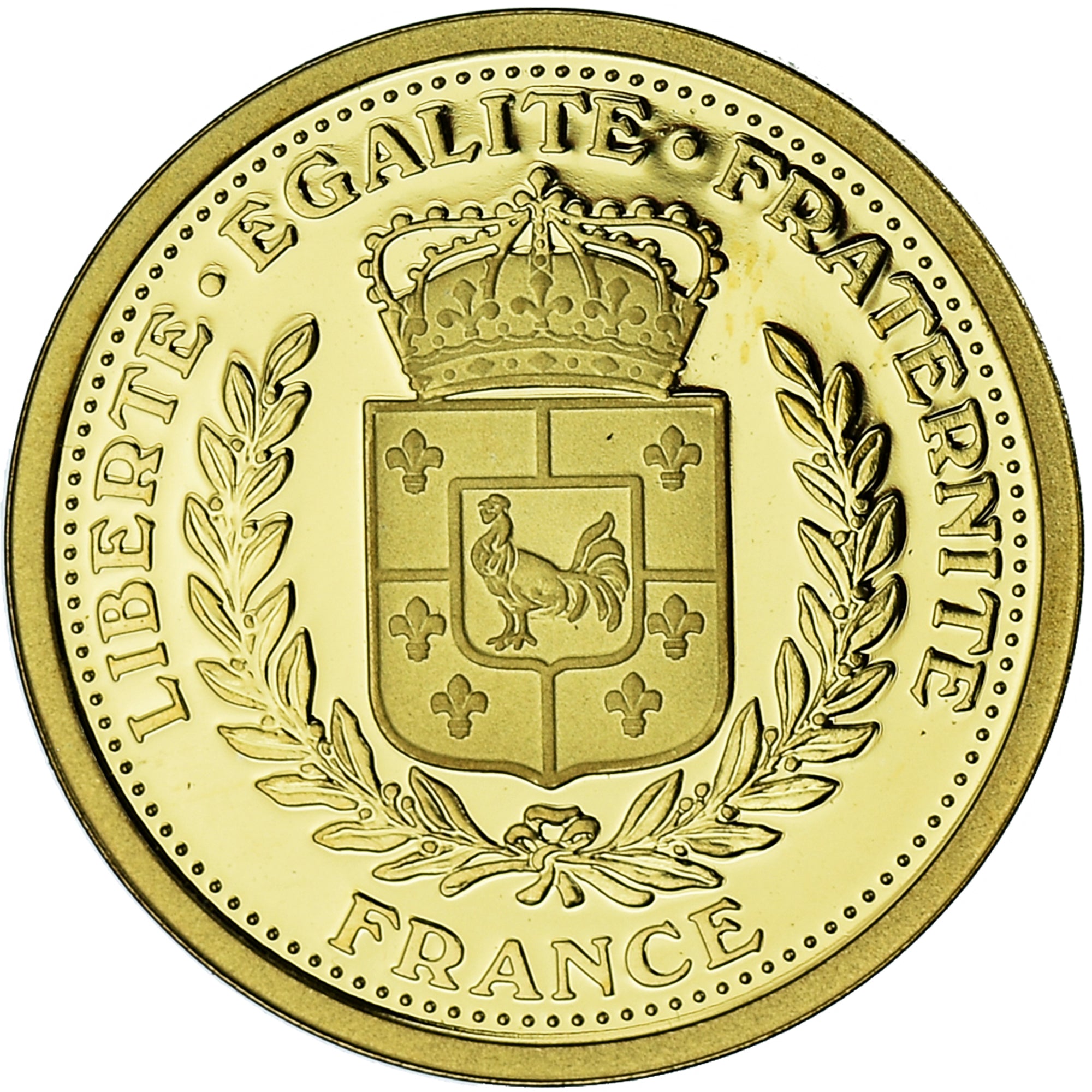 Coin, France, 8 mai 1945, MS(65-70), Gold