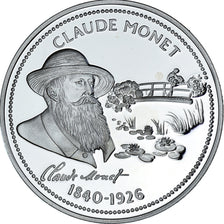 Frankrijk, Medaille, Claude Monet, FDC, Zilver