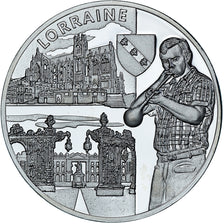 France, Medal, Régions de France, Lorraine, MS(65-70), Silver