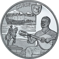 France, Medal, Régions de France, Corse, MS(65-70), Silver