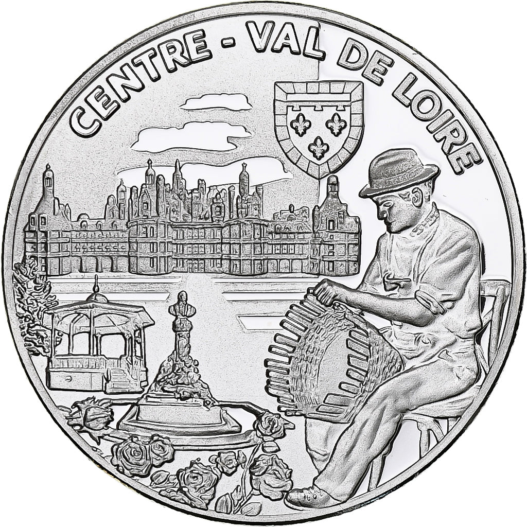France, Medal, Régions de France, Centre-Val de Loire, MS(65-70), Silver