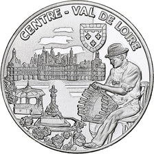 France, Medal, Régions de France, Centre-Val de Loire, MS(65-70), Silver