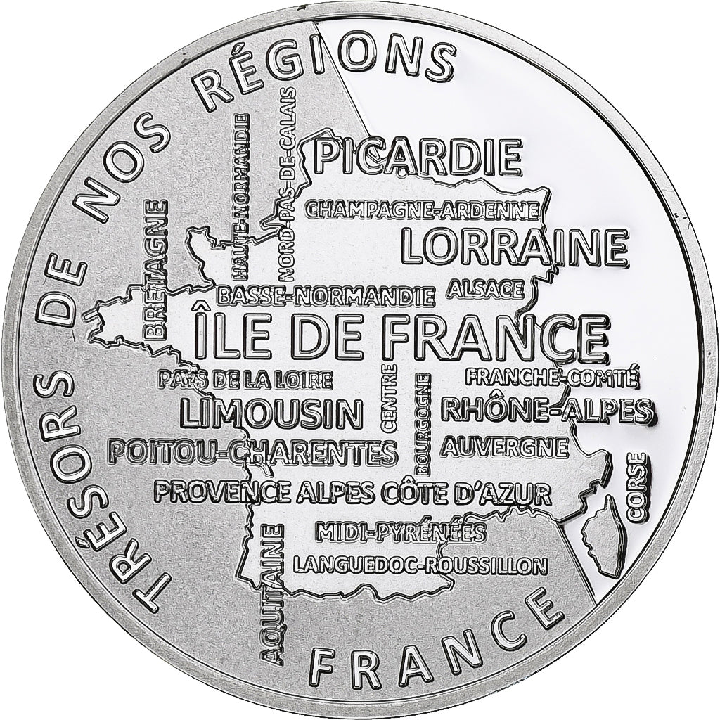 France, Medal, Nos Régions, Bretagne, MS(65-70), Silver