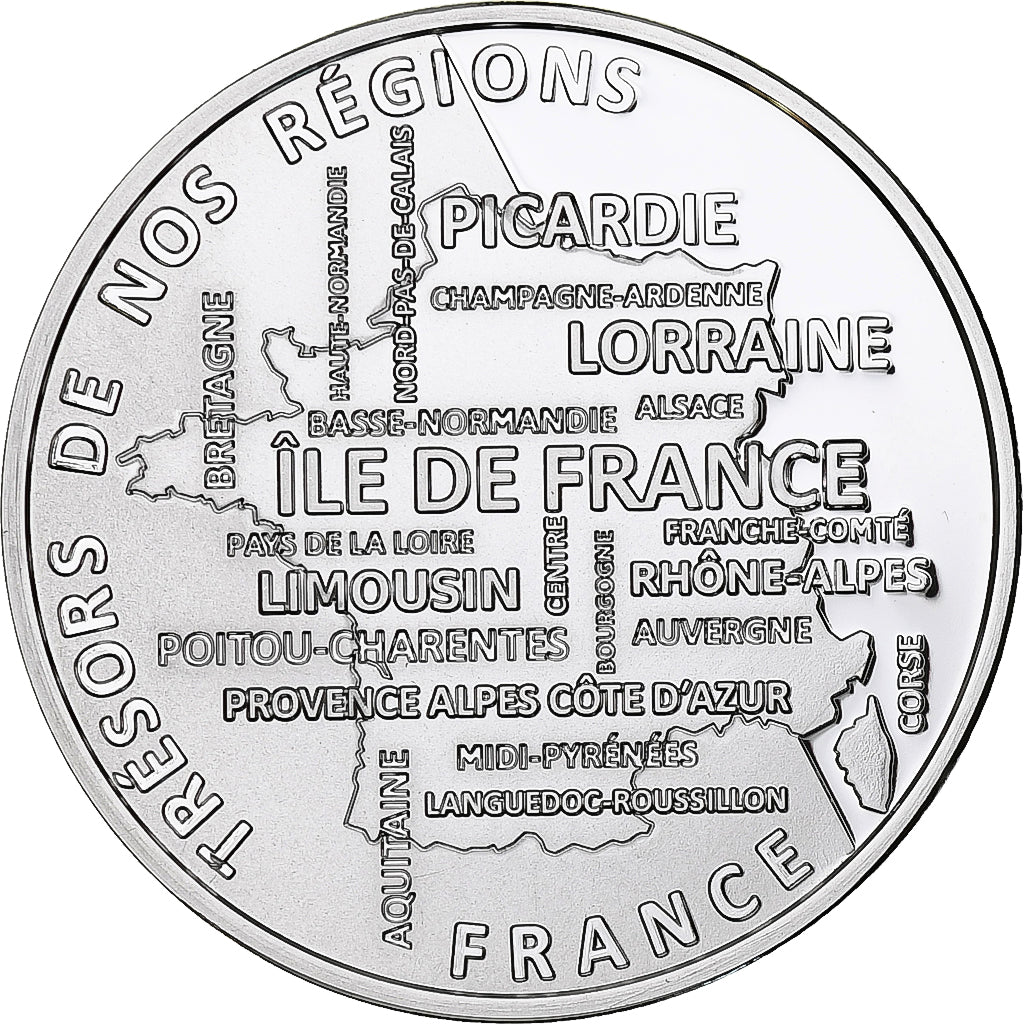 France, Médaille, Nos Région, Ile de France, FDC, Argent
