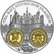 France, Medal, 2000 Ans d'Histoire Monétaire, Teston François Ier, MS(65-70)