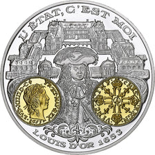 France, Medal, Histoire de la monnaie Française, Louis d'or de Louis XIV, BE