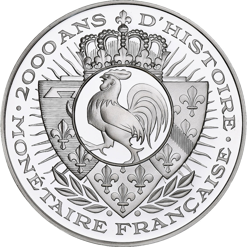 Francia, medalla, L'Unité de la Gaule, Statère, Politics, Society, War, FDC