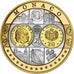 Monaco, Medal, L'Europe, Monaco, Politics, Society, War, MS(64), Silver