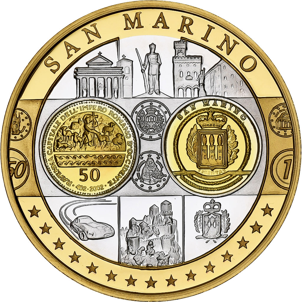 San Marino, Medal, Euro, Europa, MS(65-70), Silver
