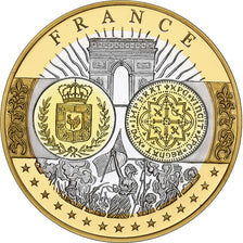 Francja, medal, Europe, République Française, Politics, MS(65-70), Srebro