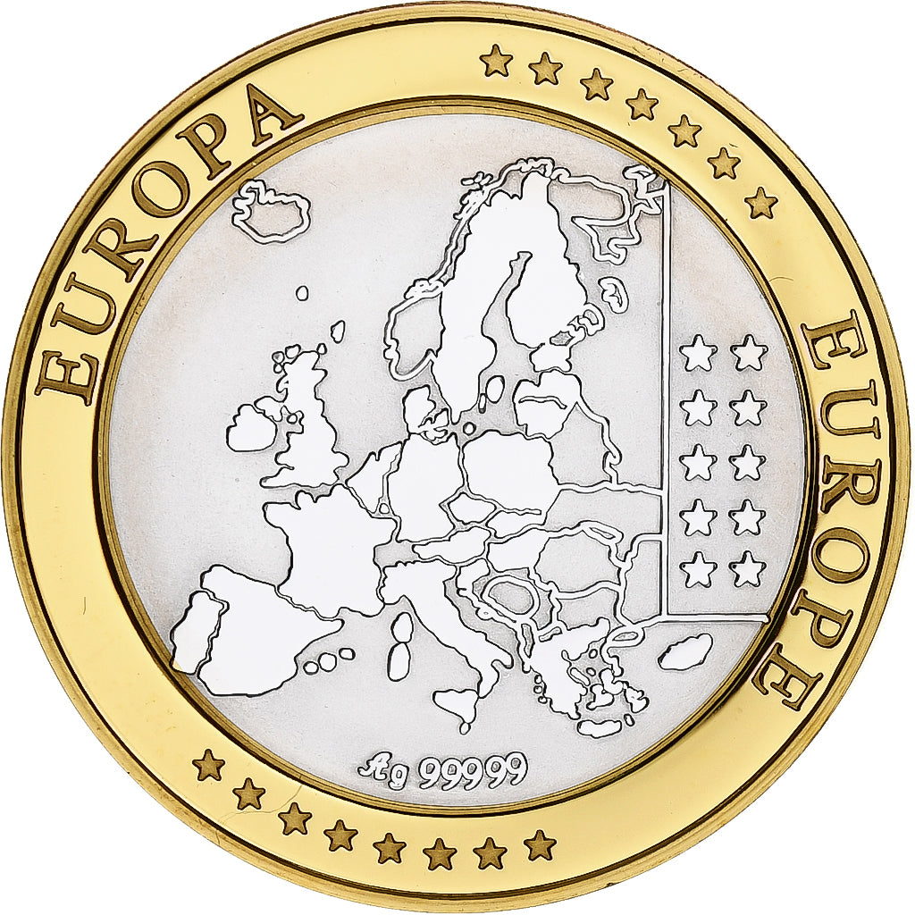 Francja, medal, Europe, République Française, Politics, MS(65-70), Srebro