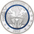 Francja, medal, Planète Bleue - Afrique, 2017, MS(65-70), Srebro