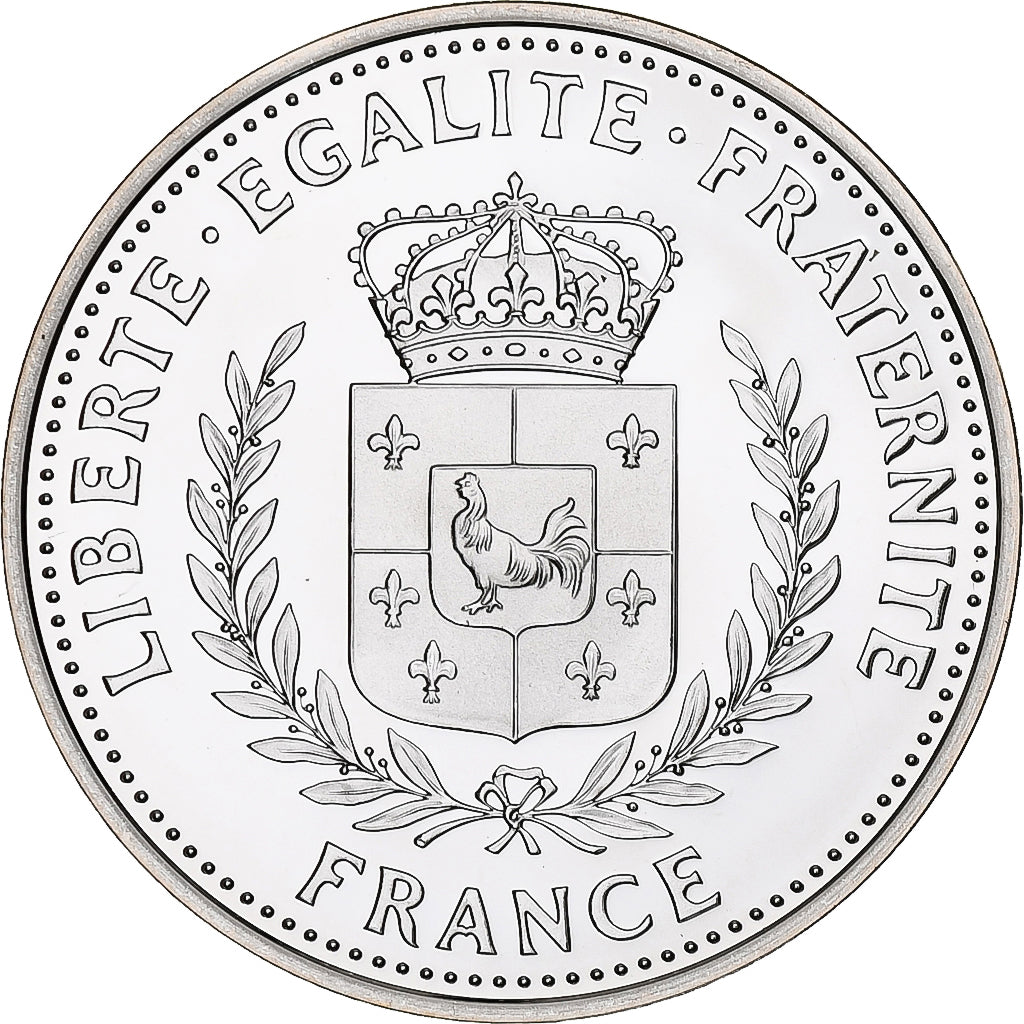 Francja, medal, Planète Bleue - Afrique, 2017, MS(65-70), Srebro