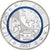 Francja, medal, Planète Bleue - Asie, 2017, MS(65-70), Srebro