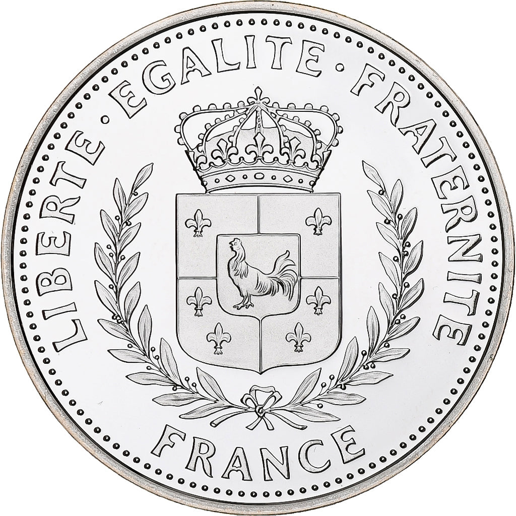 Francja, medal, Planète Bleue - Amérique du Nord, 2017, MS(65-70), Srebro