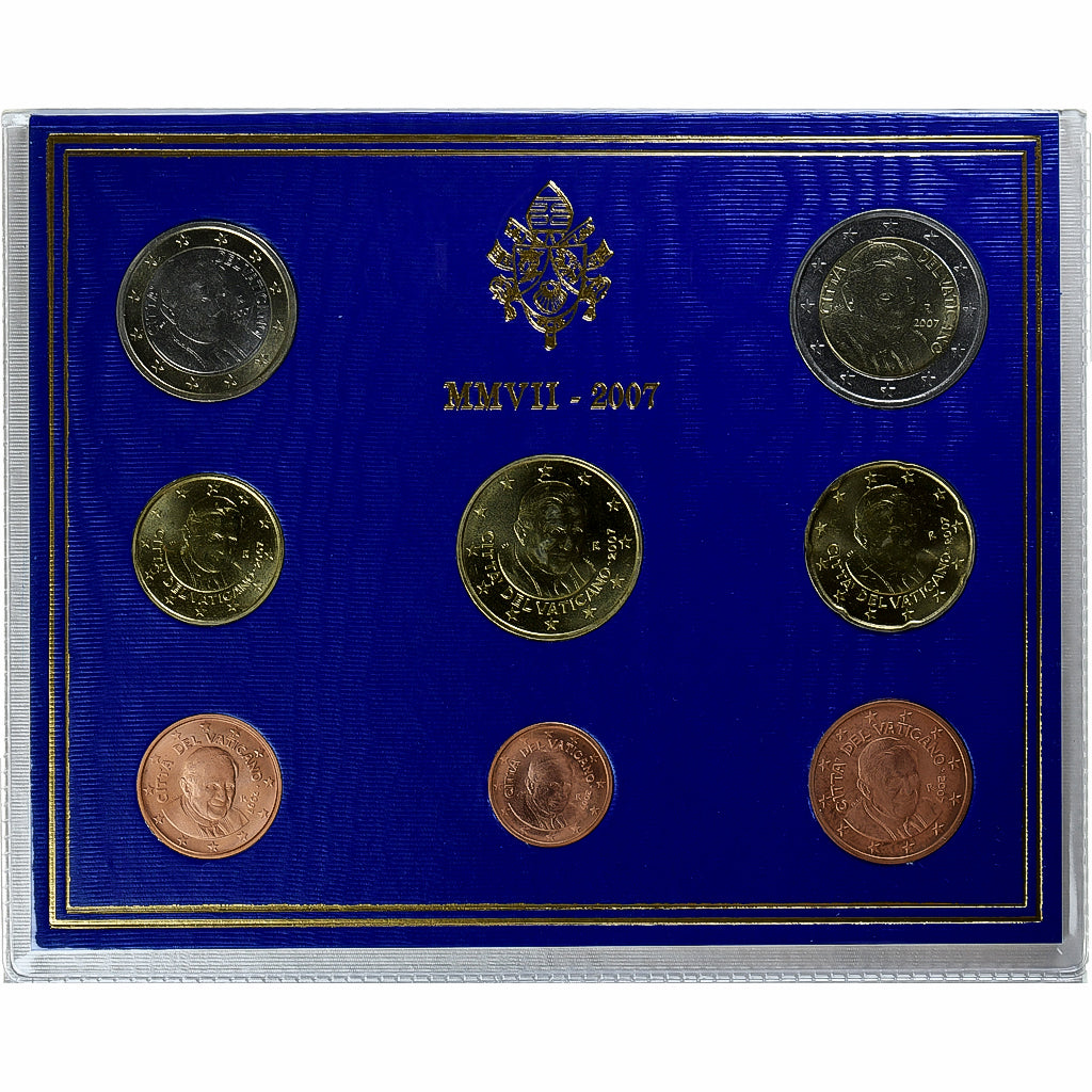 Vaticano, Set, Benoit XVI, 2007, FDC, Sin información