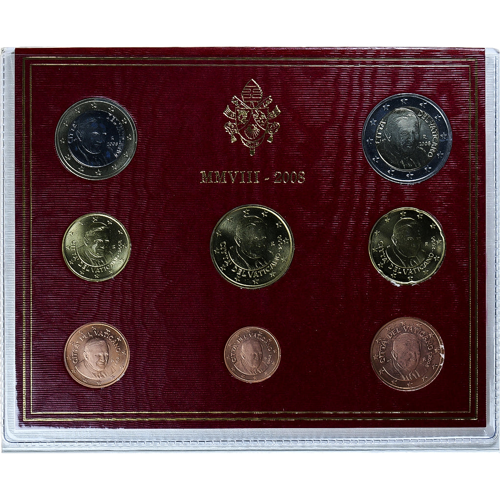 Vaticano, Set, Benoit XVI, 2008, FDC, N.C.