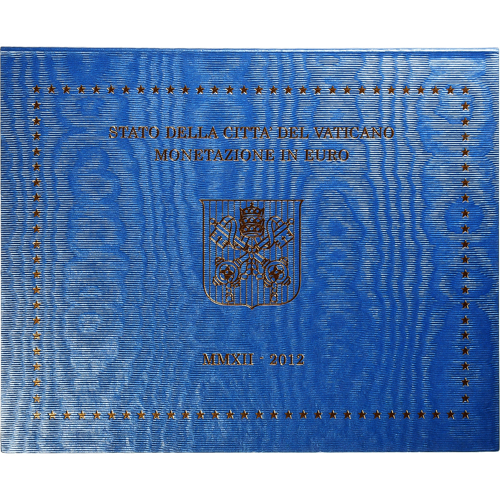 Vaticano, 1 Cent to 2 Euro, Benoit XVI, 2012, Rome, FDC, Sin información