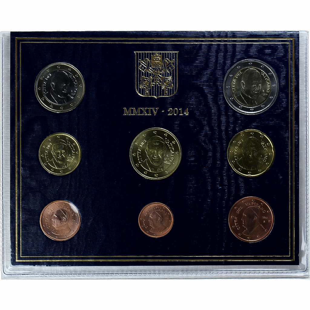 Vatikan, 1 Cent to 2 Euro, 2014, STGL