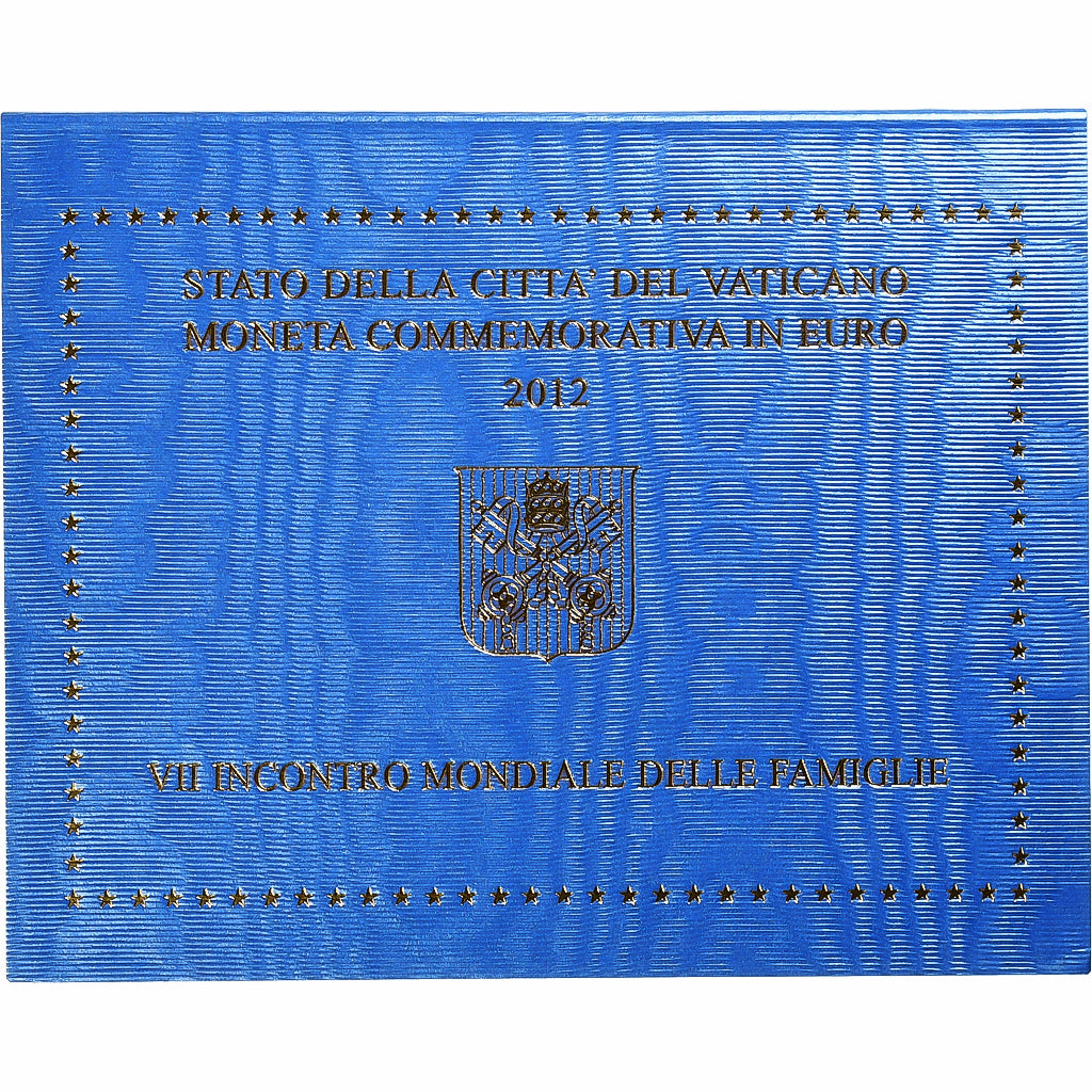 Vaticano, 2 Euro, 2012, Rome, 7ème rencontre mondiale de la Famille, FDC