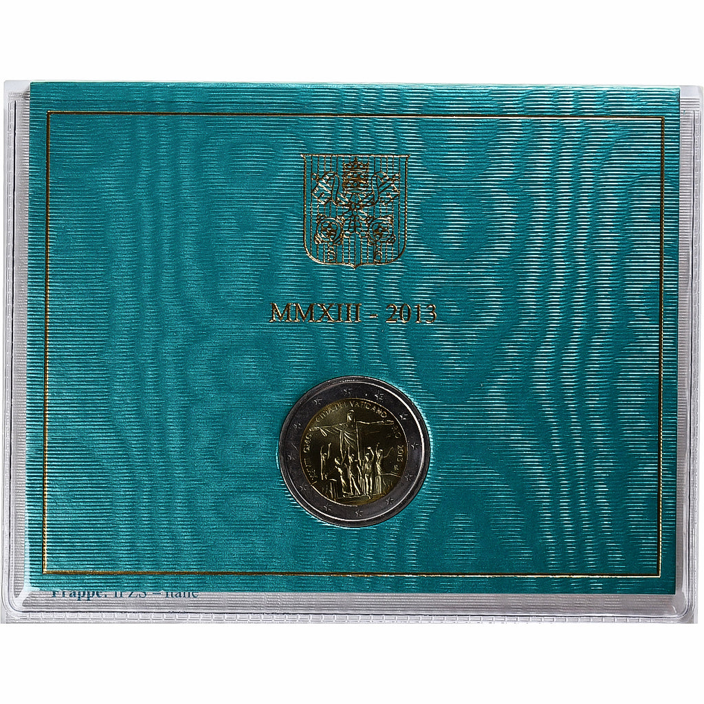 Vatican, 2 Euro, 2013, Rome, 28ème journée mondiale de la Jeunesse, MS(65-70)