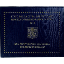 Vatican, 2 Euro, 25ème anniversaire de la chute du mur, 2014, Rome, Pape