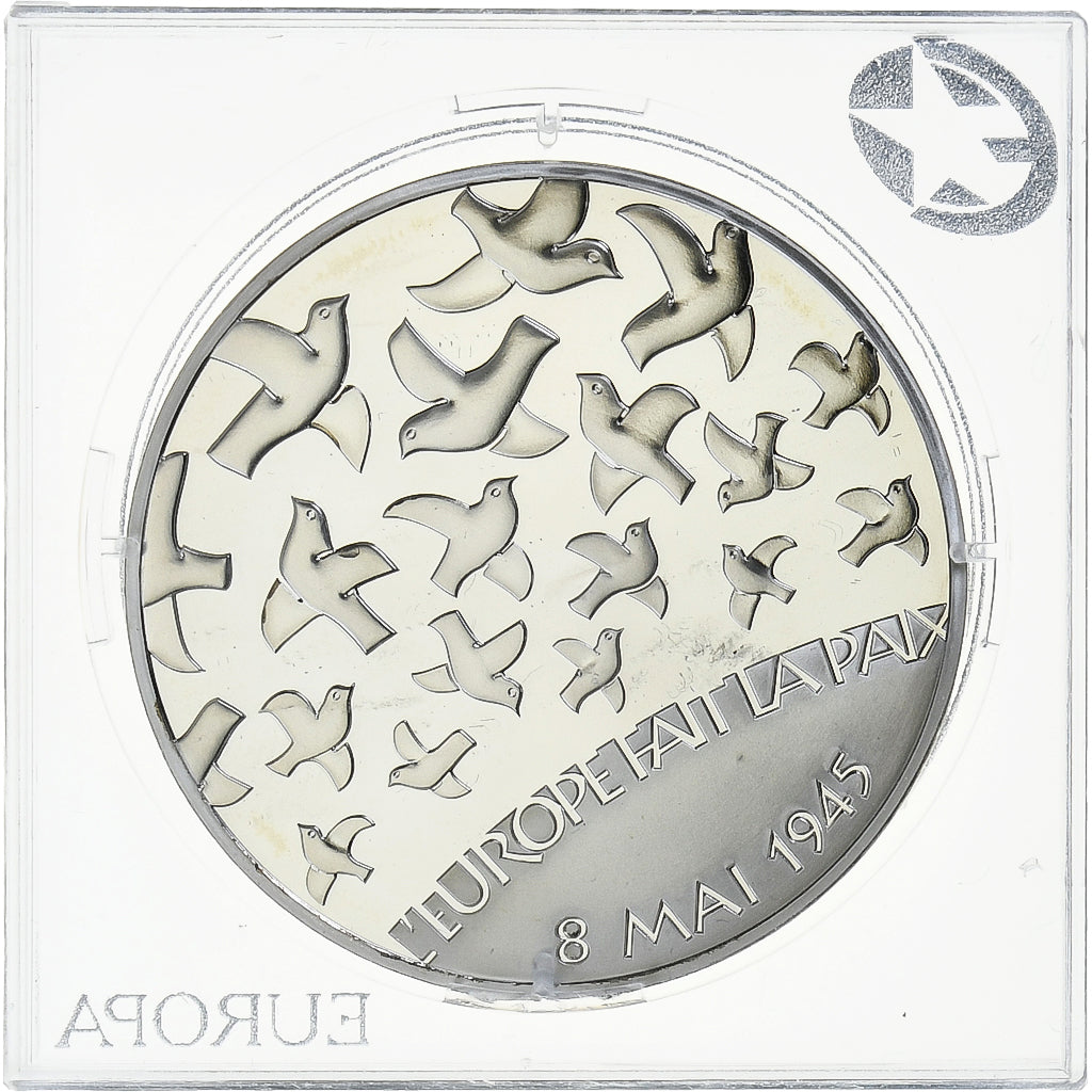 France, 1-1/2 Euro, End of the Second World War, 2005, Paris, Proof, MS(65-70)