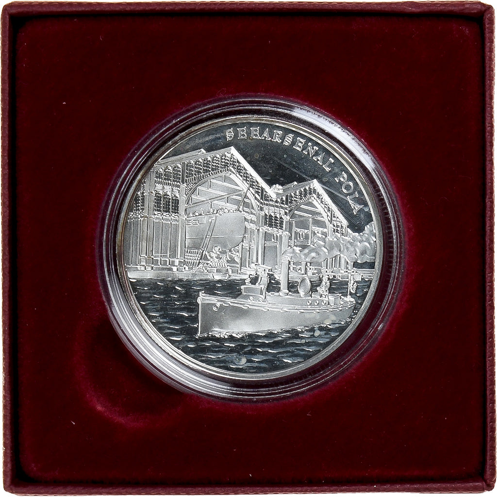 Austria, 20 Euro, Seerarsenal Pola, 2005, Vienna, Silver, MS(65-70), KM:3127