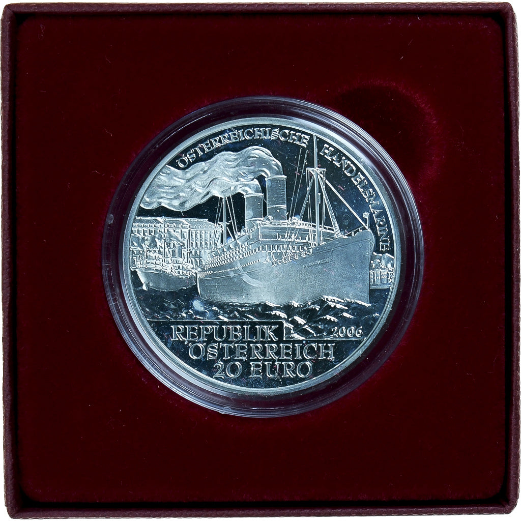 Coin, Austria, Österreichische Handelsmarine, 20 Euro, 2006, Vienna, MS(65-70)