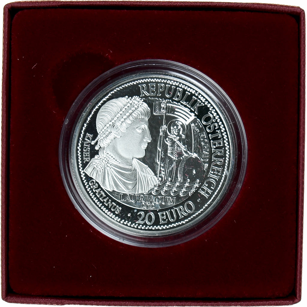 Austria, 20 Euro, Lauriacum, 2012, Vienna, MS(65-70), Silver, KM:3210