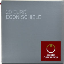 Österreich, 20 Euro, Egon Schiele, 2012, Vienna, Proof, STGL, Silber, KM:3209