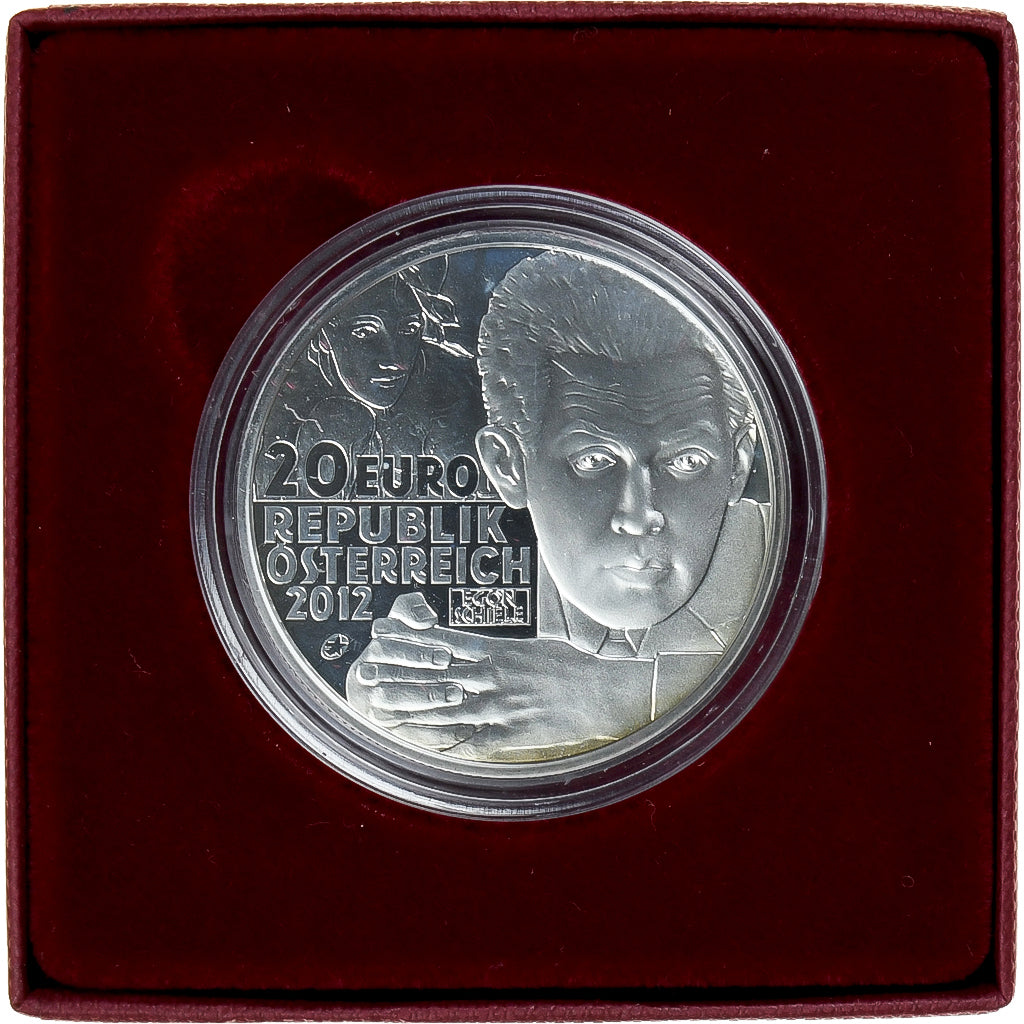 Österreich, 20 Euro, Egon Schiele, 2012, Vienna, Proof, STGL, Silber, KM:3209