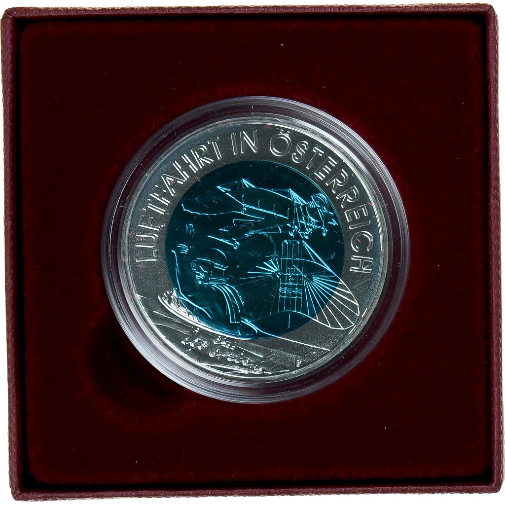 Coin, Austria, Österreichische Luftfahrt, 25 Euro, 2007, Vienna, MS(65-70)