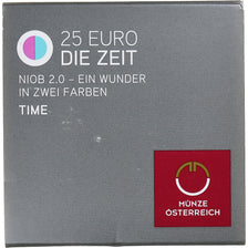Coin, Austria, Die Zeit, 25 Euro, 2016, Vienna, MS(65-70), Bi-Metallic