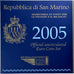 San Marino, Set Euros, 2005, Coffret, FDC, Sin información