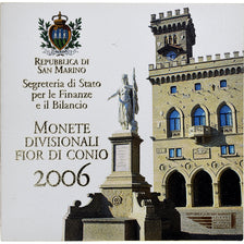 San Marino, Set Euros, 2006, Coffret, MS(65-70), ND