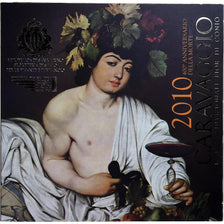 San Marino, Set Euros, Caravaggio, 2010, Coffret, MS(65-70)