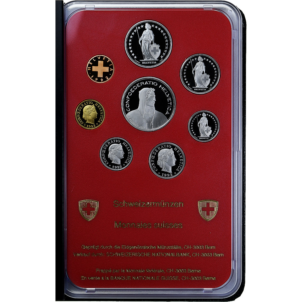 Munten, Zwitserland, Set, 1992, FDC, n.v.t.