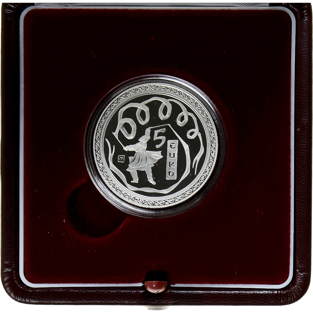 San Marino, 5 Euro, Olympic Games 2008 in Beijing, 2008, Rome, STGL, Silber